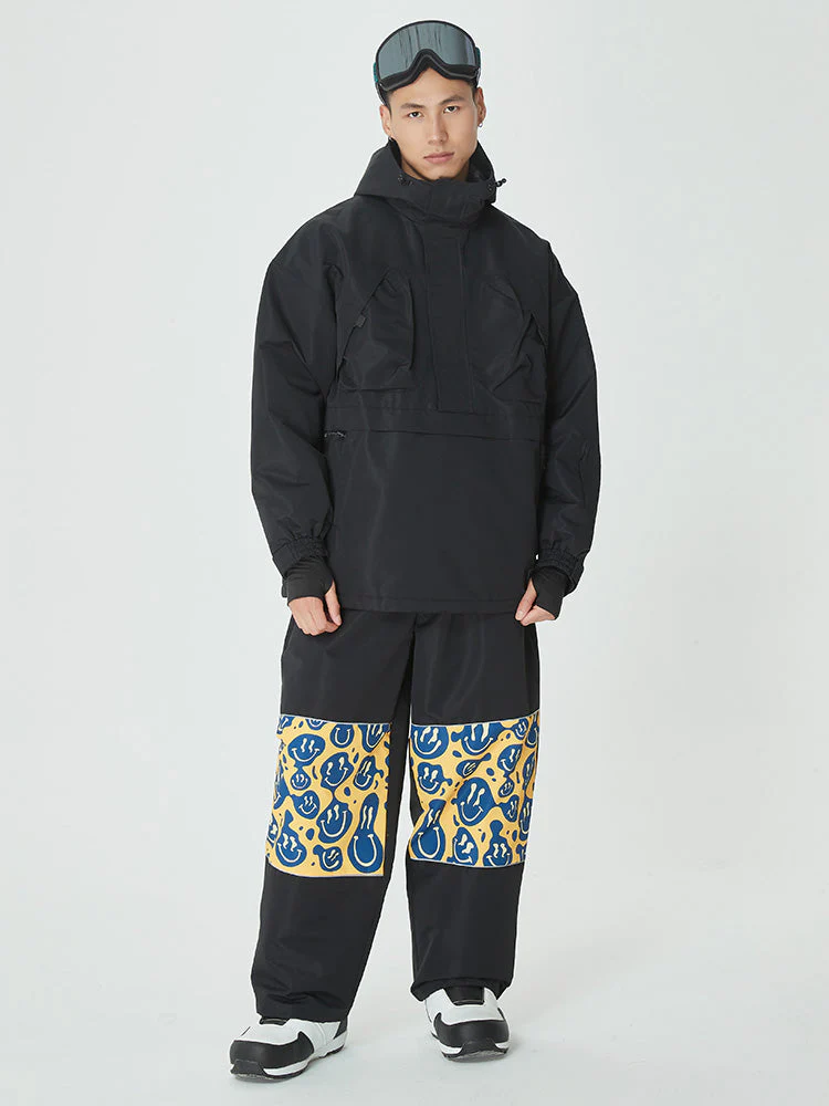 Men's Mountain Freerider Baggy Anorak Snowboard Jacket & Pants Set - Image 5