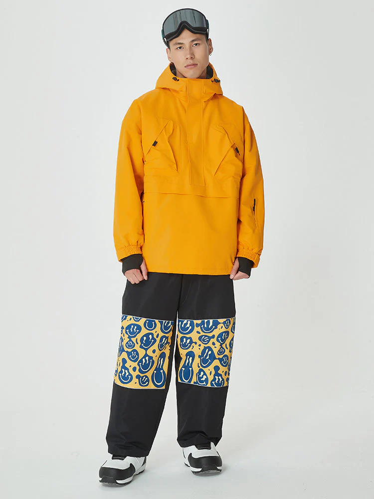 Men's Mountain Freerider Baggy Anorak Snowboard Jacket & Pants Set - Image 7