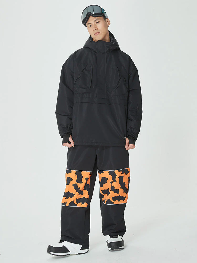 Men's Mountain Freerider Baggy Anorak Snowboard Jacket & Pants Set - Image 8