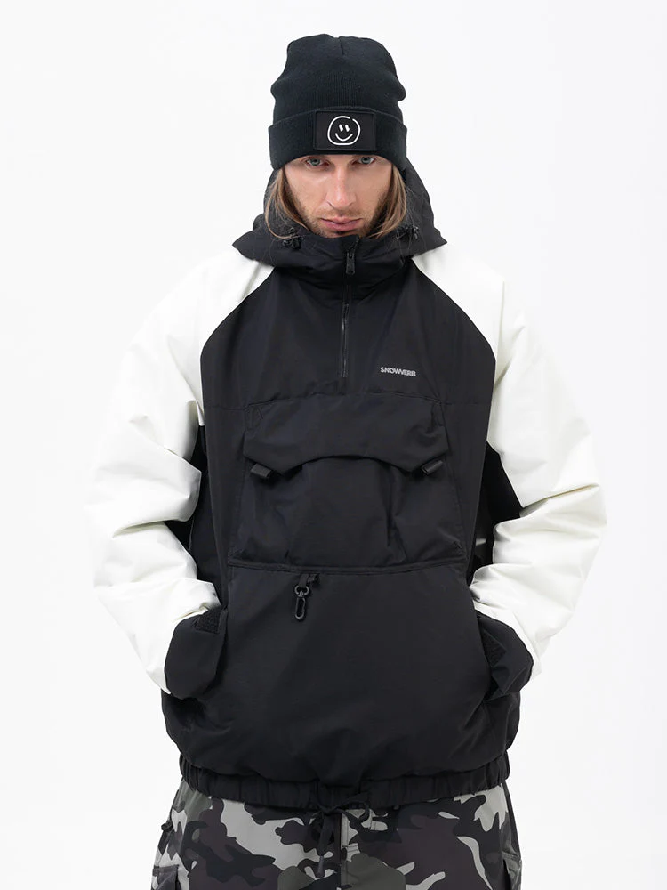 Men's Mountain Freestyle Cargo Pocket Bomber Camo Snowboard Jacket - Image 12
