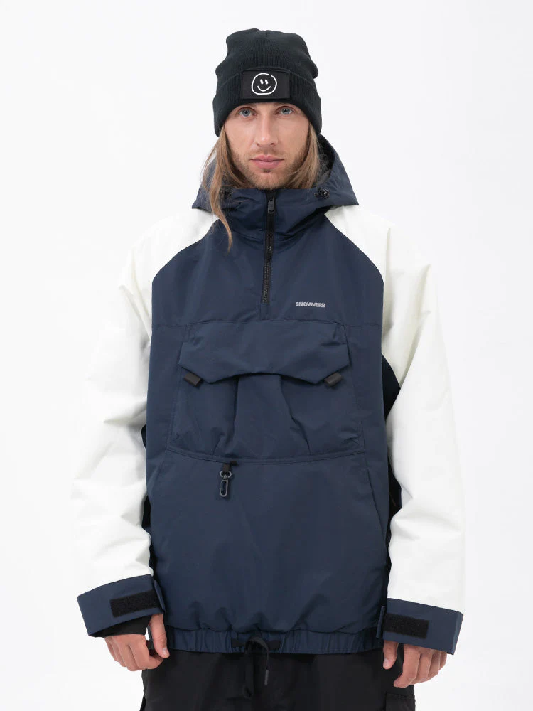 Men's Mountain Freestyle Cargo Pocket Bomber Camo Snowboard Jacket - Image 17