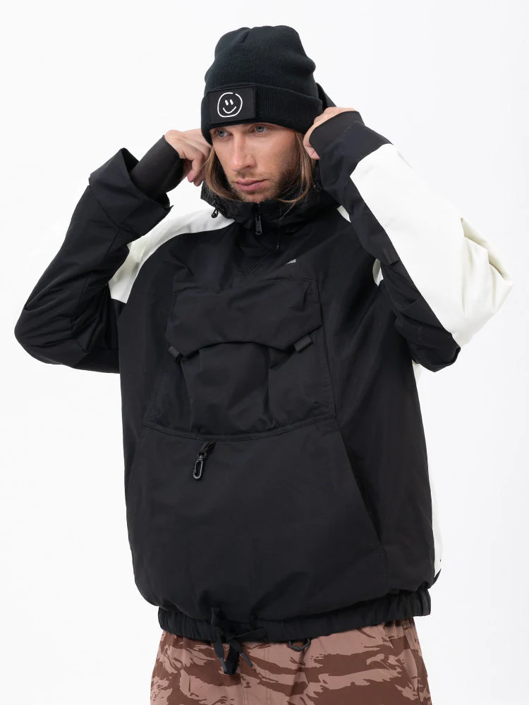 Men's Mountain Freestyle Cargo Pocket Bomber Camo Snowboard Jacket - Image 9
