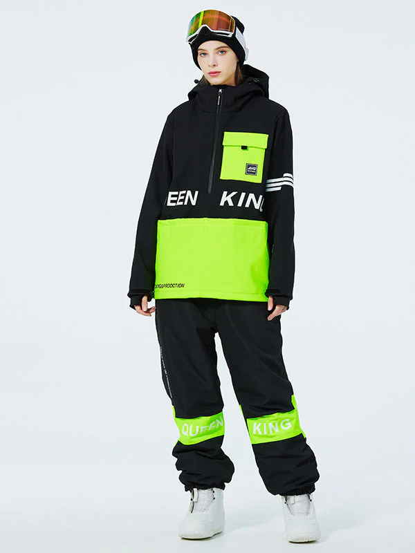 Men's Mountain Peak SnowGuard Half-zip Anorak Snowsuits - Image 2