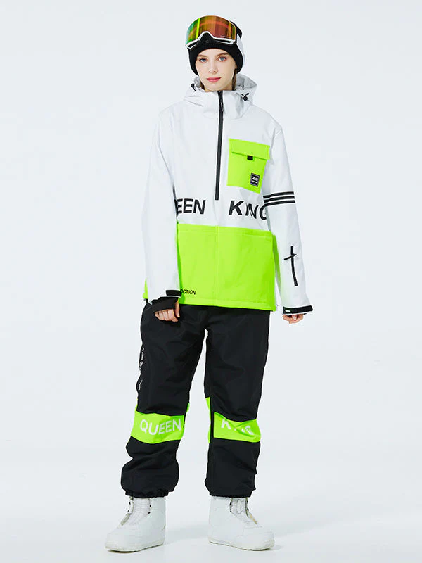 Men's Mountain Peak SnowGuard Half-zip Anorak Snowsuits - Image 3