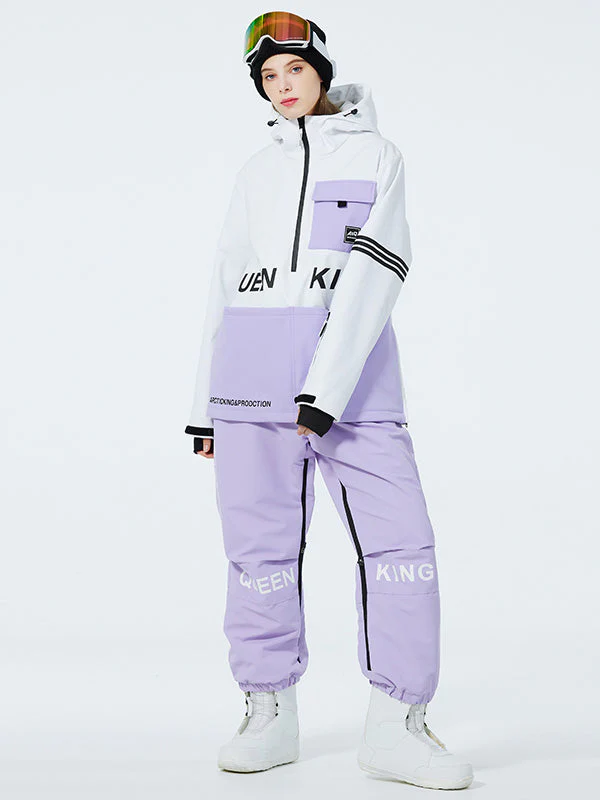 Men's Mountain Peak SnowGuard Half-zip Anorak Snowsuits - Image 6