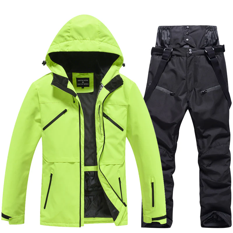 Men's Mountain Shredding Insulated Snow Jacket & Pants Set - Image 11