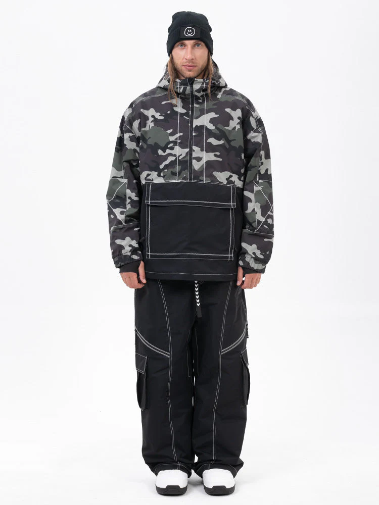 Men’s Mountain Vibe Pullover Jacket & Streetstorm Baggy Snow Pants Set - Image 10