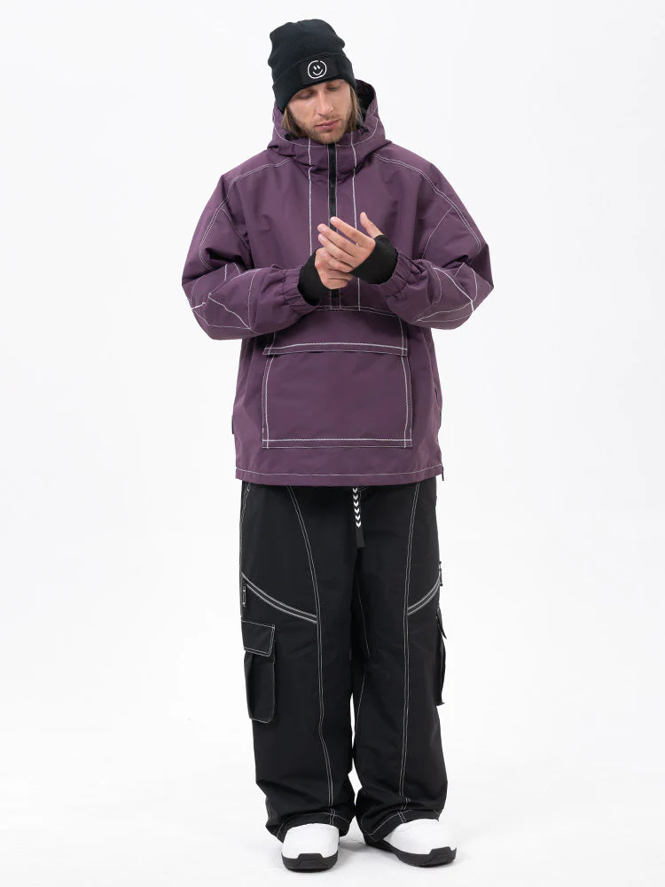 Men’s Mountain Vibe Pullover Jacket & Streetstorm Baggy Snow Pants Set - Image 15