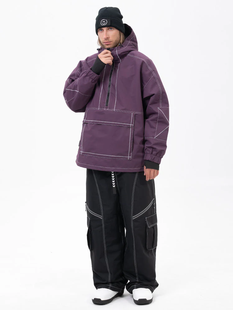 Men’s Mountain Vibe Pullover Jacket & Streetstorm Baggy Snow Pants Set - Image 16