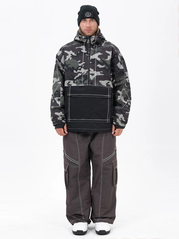 Men’s Mountain Vibe Pullover Jacket & Streetstorm Baggy Snow Pants Set - Image 20