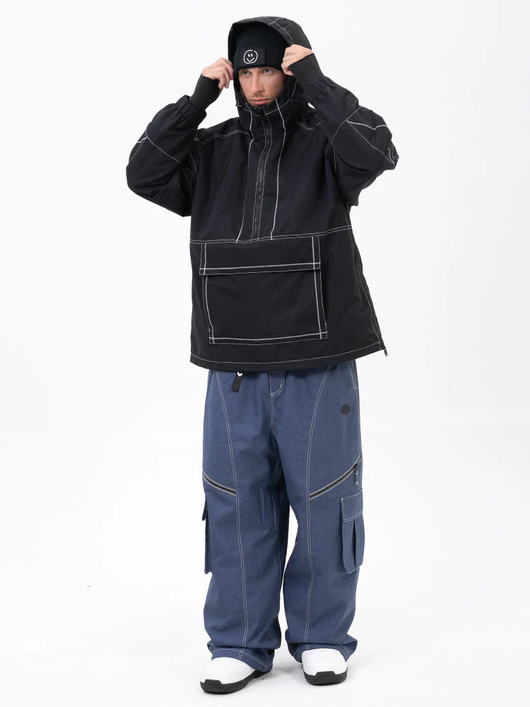 Men’s Mountain Vibe Pullover Jacket & Streetstorm Baggy Snow Pants Set - Image 6