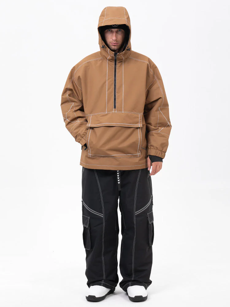 Men’s Mountain Vibe Pullover Jacket & Streetstorm Baggy Snow Pants Set - Image 8