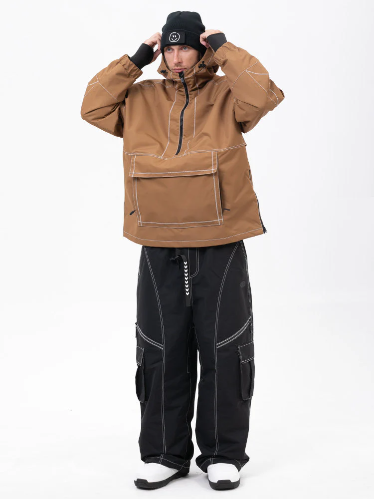 Men’s Mountain Vibe Pullover Jacket & Streetstorm Baggy Snow Pants Set - Image 9