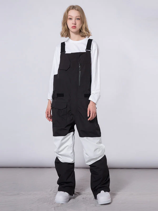 Men's Mutu Snow Winter Moment Block Snow Bibs Pants - Image 2
