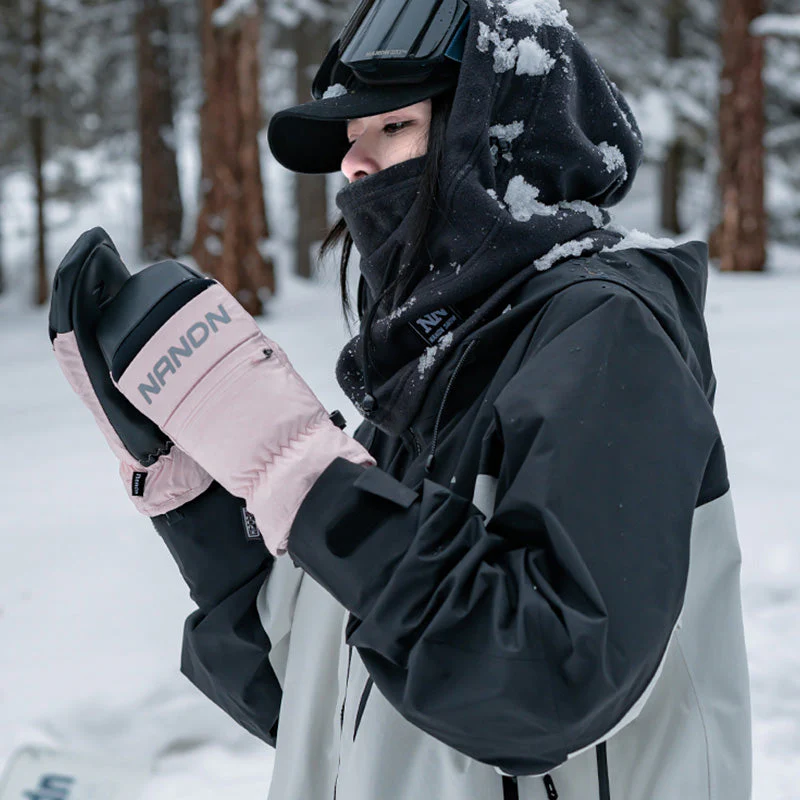 Men's Nandn AlpinePeak All-Weather Mountain Snowboard Mittens - Image 15