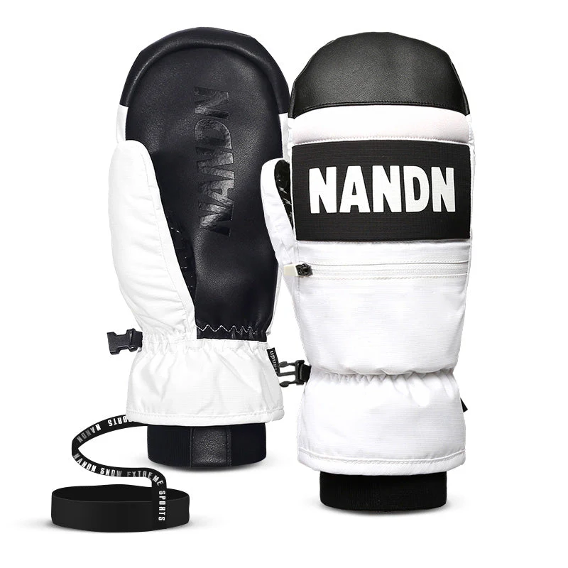 Men's Nandn AlpinePeak All-Weather Mountain Snowboard Mittens - Image 4