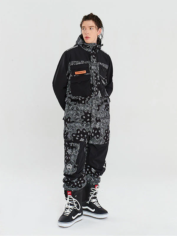 Men's Nandn Field Cargo Snowsuit One Piece - Image 3