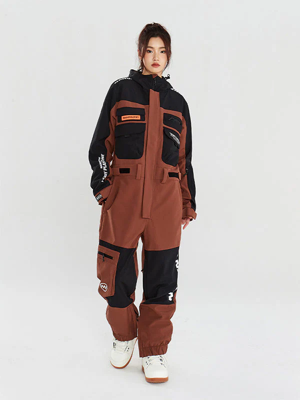 Men's Nandn Field Cargo Snowsuit One Piece - Image 8