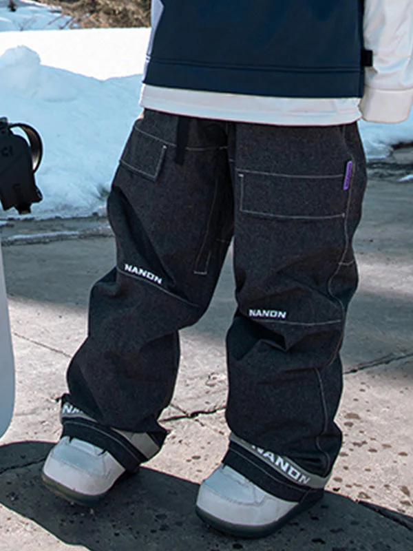 Men's Nandn Mountain Beast Denim Prime Baggy Snowboard Pants - Image 5