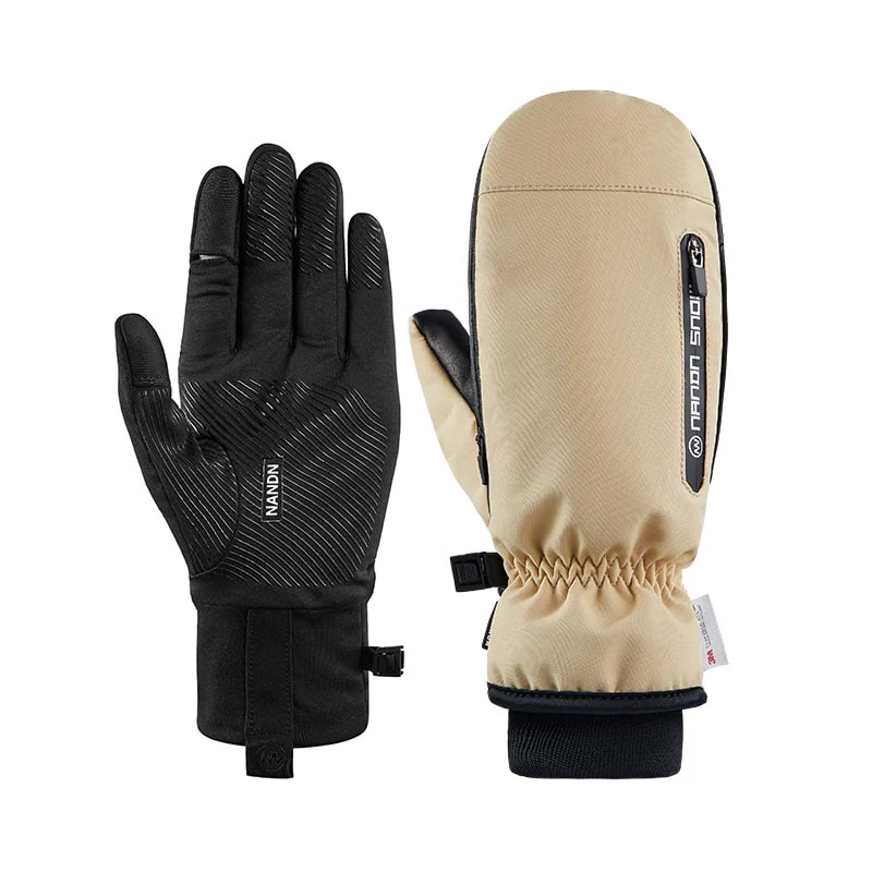 Men's Nandn Winter Mountain Shred All Weather Snow Mittens - Image 3
