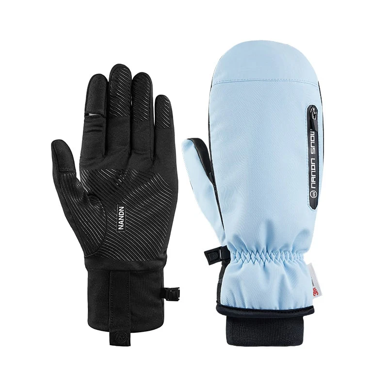 Men's Nandn Winter Mountain Shred All Weather Snow Mittens - Image 8