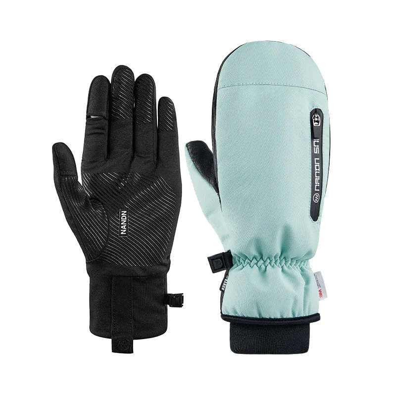 Men's Nandn Winter Mountain Shred All Weather Snow Mittens - Image 9