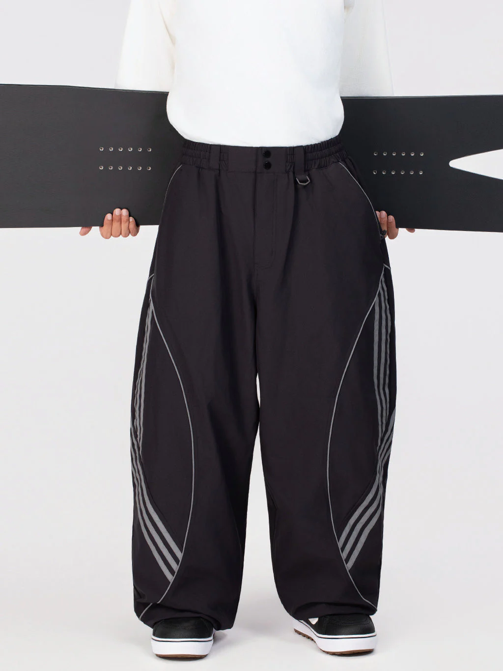 Men's Nightline Park Rider Reflective Curve Baggy Snow Pants - Image 5