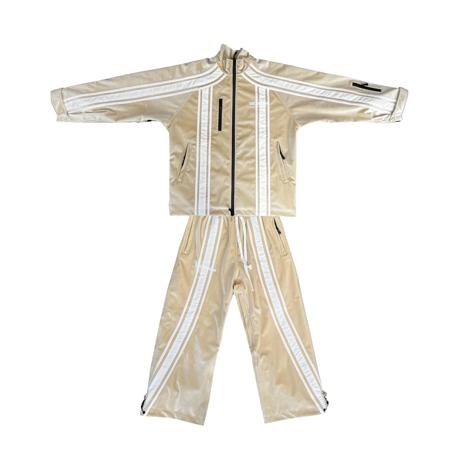 Men's North White Velvet Snow Jacket & Pants Set - Image 7