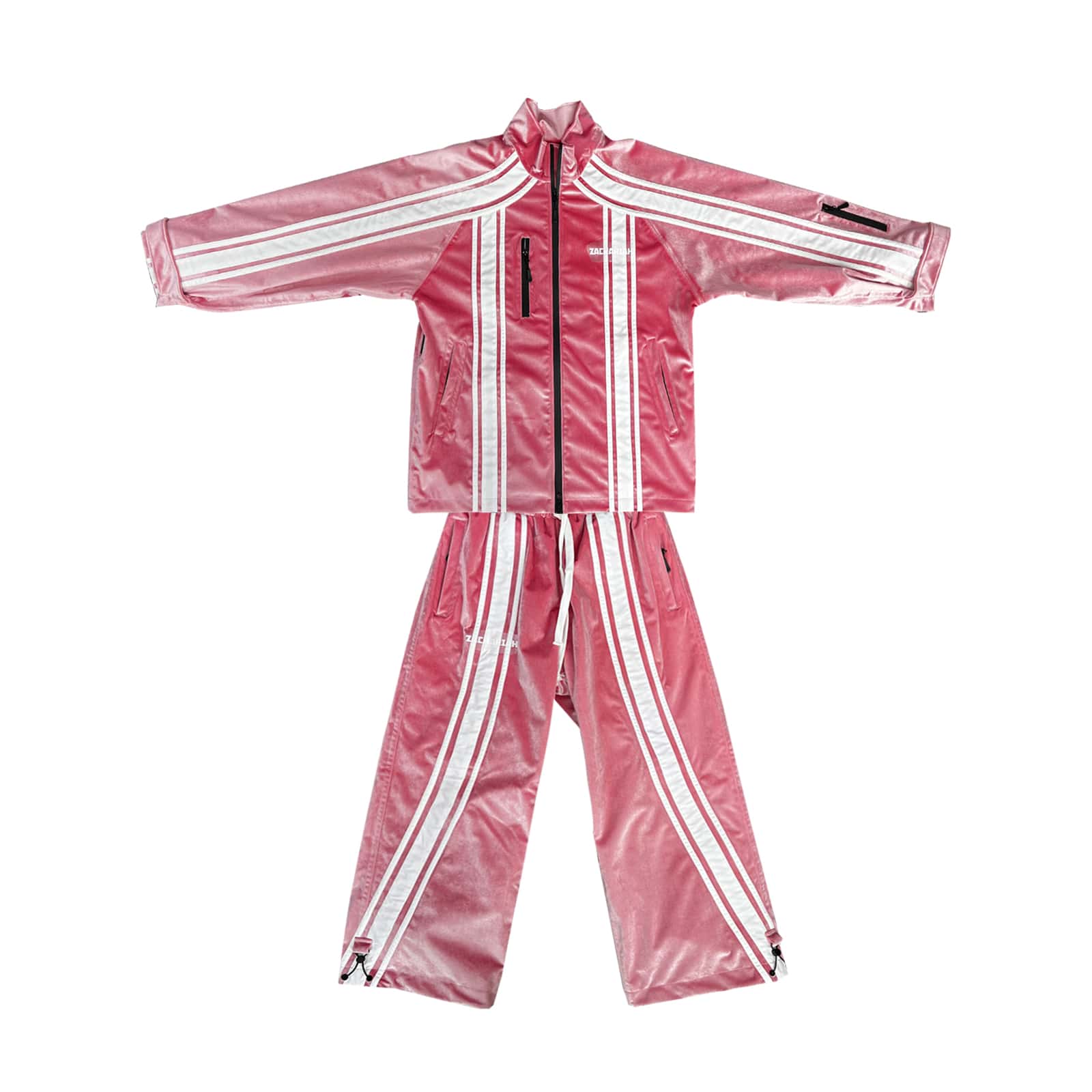 Men's North White Velvet Snow Jacket & Pants Set - Image 9