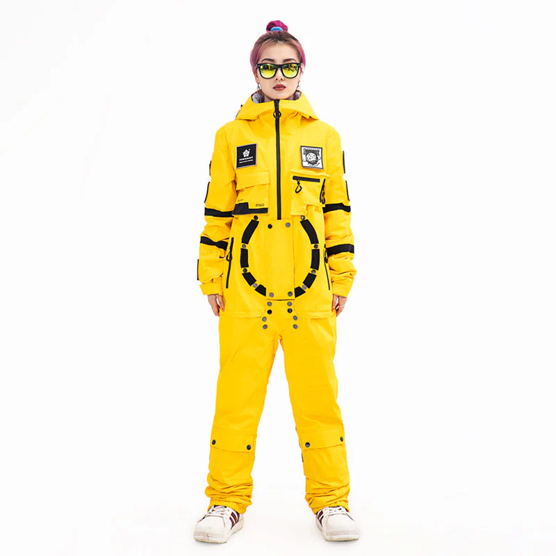 Men's PINGUP Nasa Space Station One Piece Snowboard Suits - Image 8