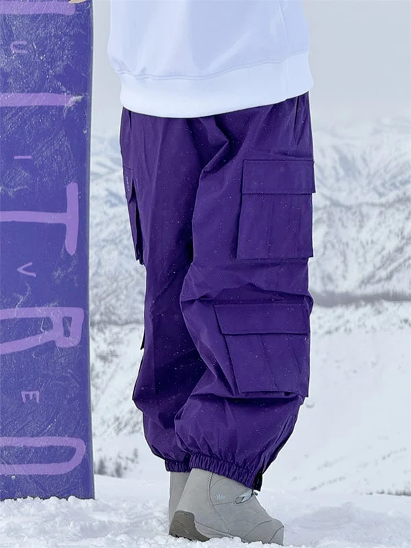 Men's Rabbit Snow Prime Cargo Baggy Snowboard Pants - Image 13