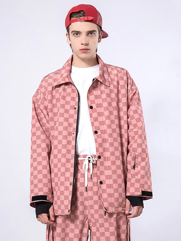 Men's RAWRWAR Checkerboard Snowboard Coach Jacket - Image 3