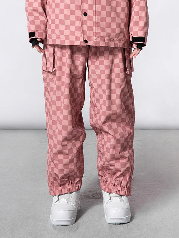 Men's RAWRWAR Checkerboard Snowboard Pants - Image 4