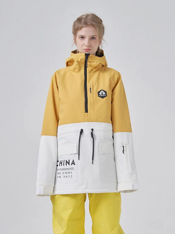 Men's RAWRWAR Winter Infinity Colorblock Parka Snow Jacket - Image 2