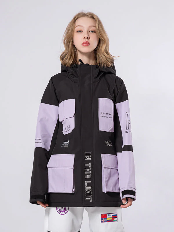Men's RAWRWAR Winter Space Cargo Snowboard Jacket - Image 8