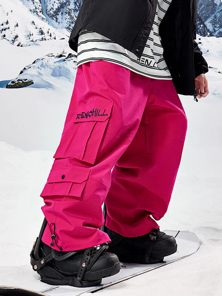 Men's RenChill Mountain PowderRush Baggy Cargo Snow Pants - Image 4