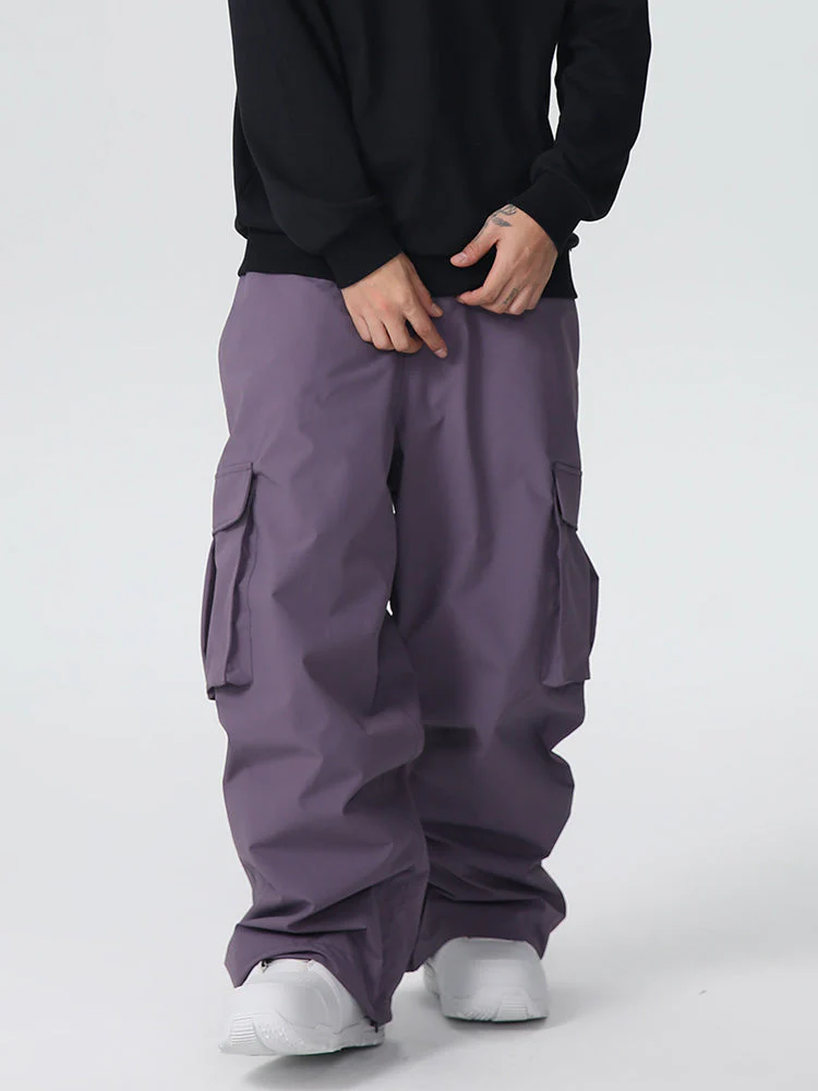 Men's Searipe Durable Mountain Pro All Function Baggy Snow Pants - Image 3