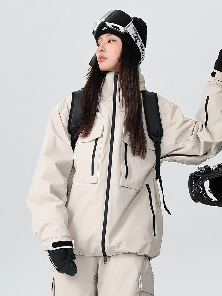 Men's Searipe Durable Mountain Pro All Function Mountain Snow Jacket - Image 4