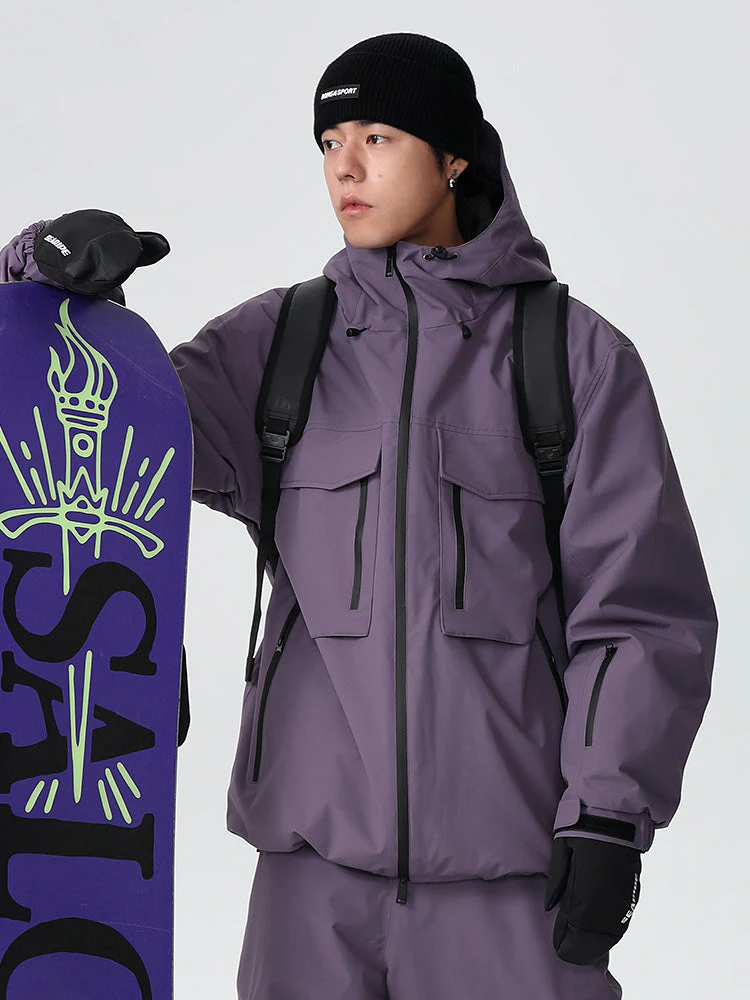 Men's Searipe Durable Mountain Pro All Function Mountain Snow Jacket - Image 6