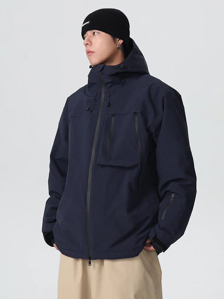 Men's Searipe Durable Mountain Pro All-Terrain Baggy Snow Jacket - Image 12