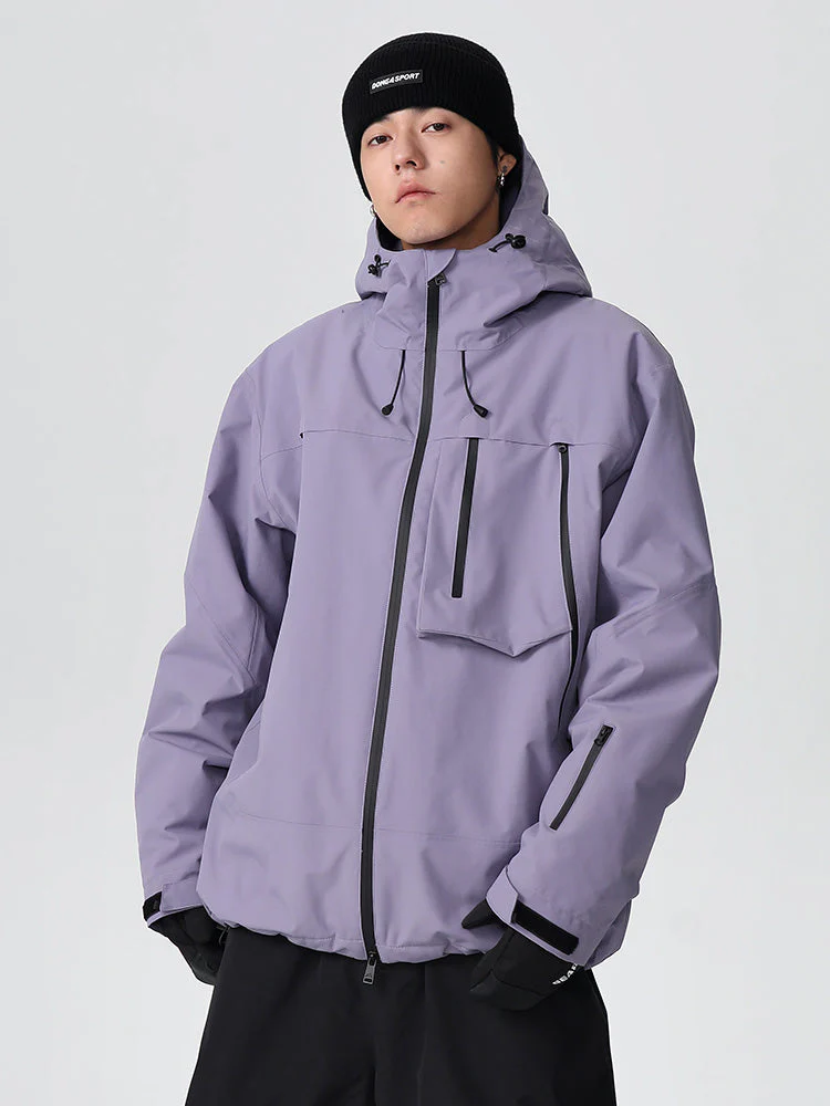 Men's Searipe Durable Mountain Pro All-Terrain Baggy Snow Jacket - Image 4
