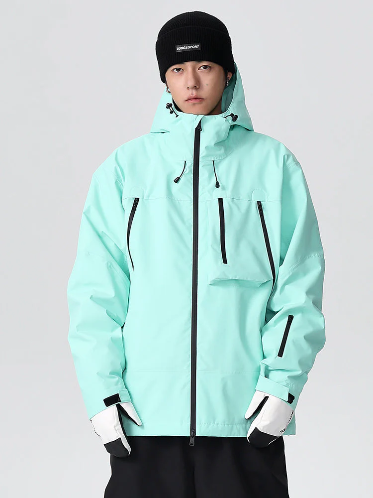 Men's Searipe Durable Mountain Pro All-Terrain Baggy Snow Jacket - Image 9
