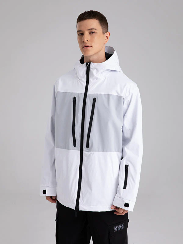 Men's Searipe Independent Colorblock Windbreaker Snow Jacket - Image 4