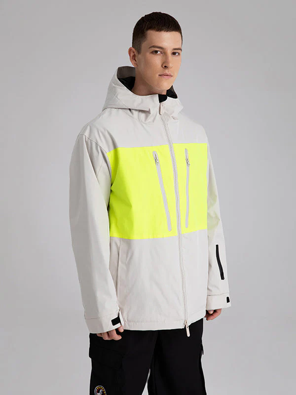 Men's Searipe Independent Colorblock Windbreaker Snow Jacket - Image 9