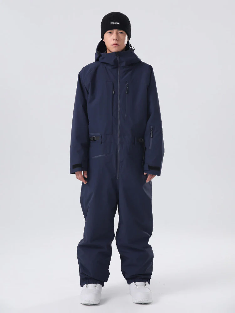Men's Searipe Mountain Freerider One Piece Ski Suits Full Body Baggy Snowsuits - Image 12