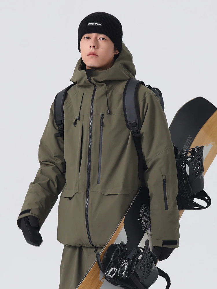 Men's Searipe Unisex All-Weather Mountain Rider Backcountry Utility Snow Jacket - Image 2