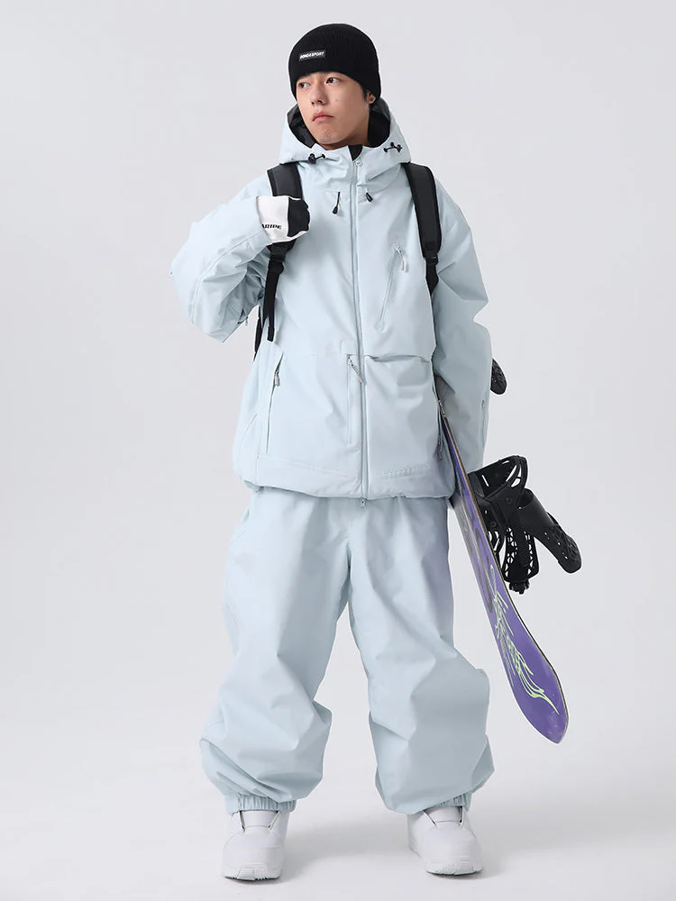 Men's Searipe Unisex Durable Mountain Rider All-Weather Baggy Snow Suit - Image 4