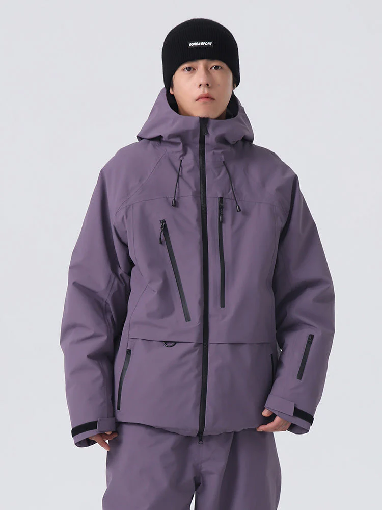 Men's Searipe Unisex Urban Ridge Mountain Freeride Baggy Snow Jacket - Image 4