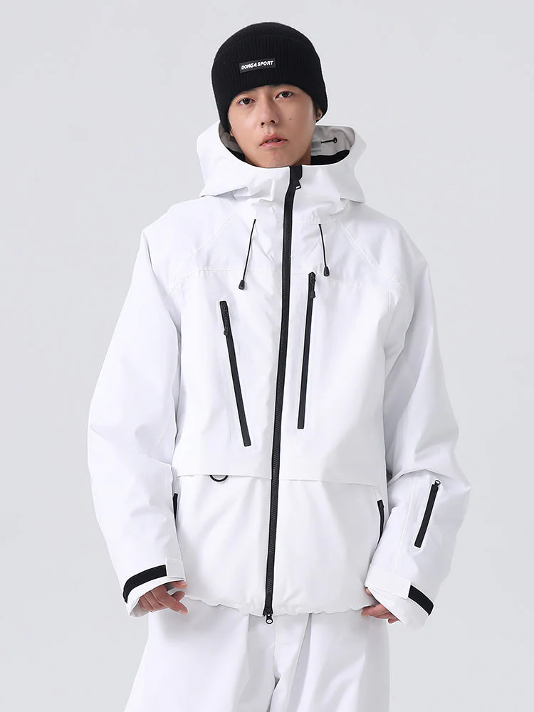 Men's Searipe Unisex Urban Ridge Mountain Freeride Baggy Snow Jacket - Image 7
