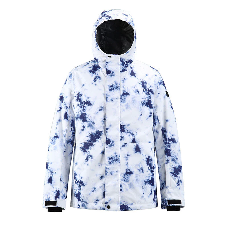 Men's SMN Winter Mountain Snowflake Freestyle Ski Snowboard Jacket - Image 2